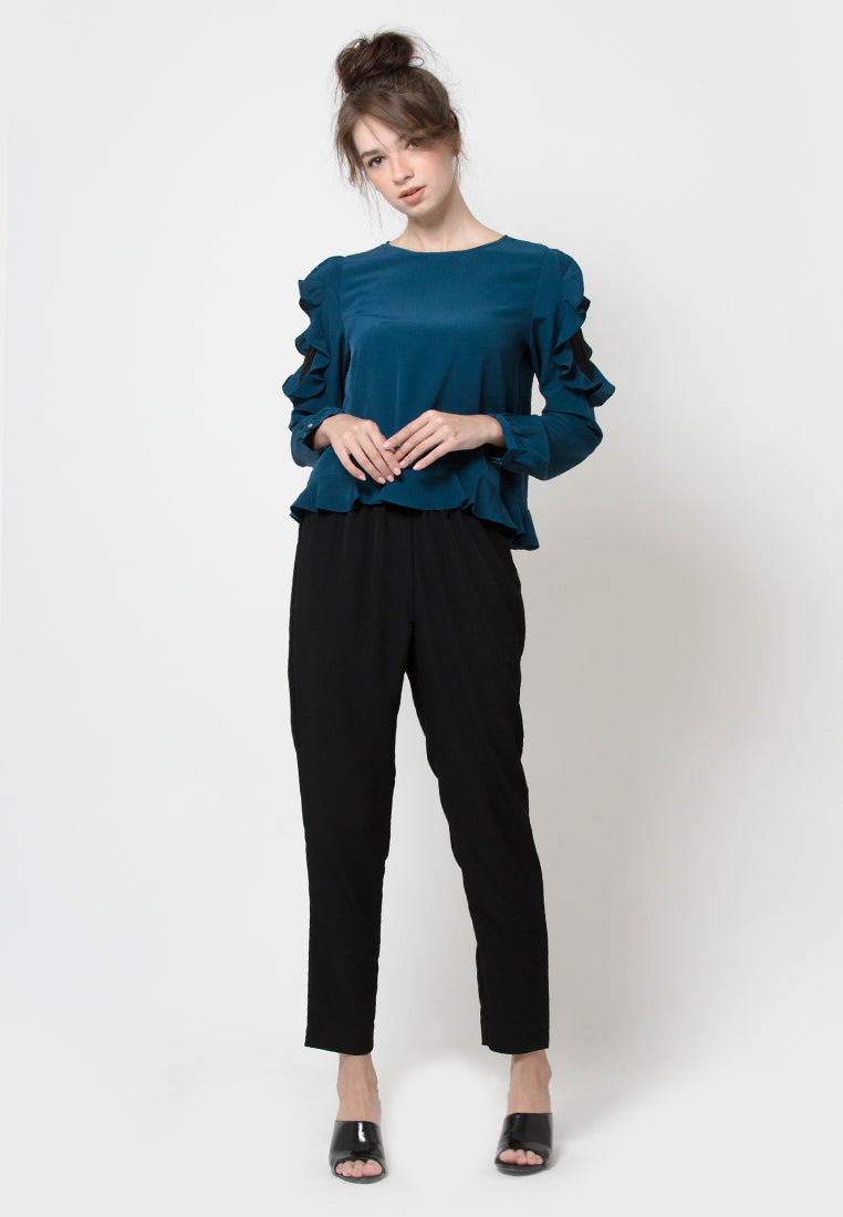Polyester Long Sleeves Blouse