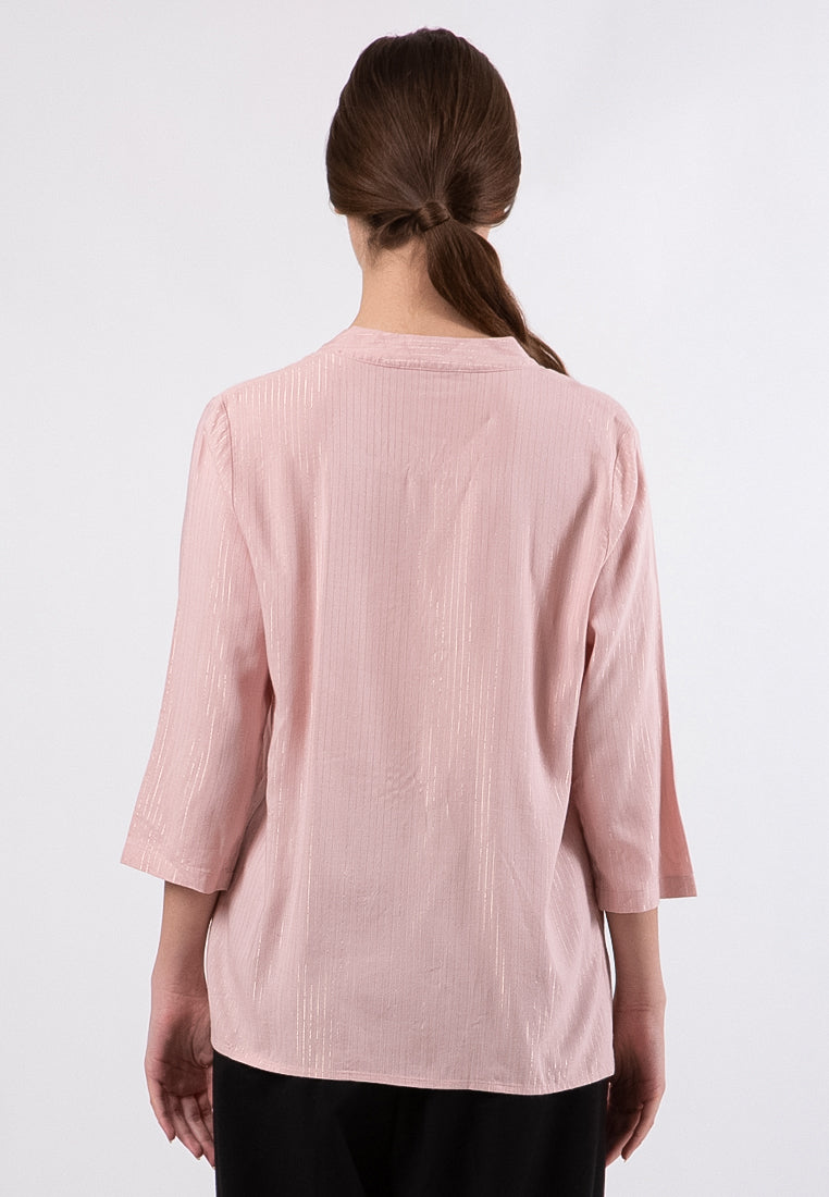 Wrap Lurex Blouse