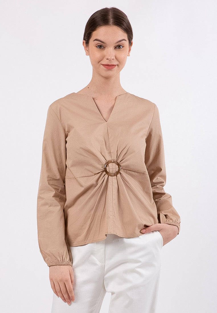 Horn Buckle Blouse