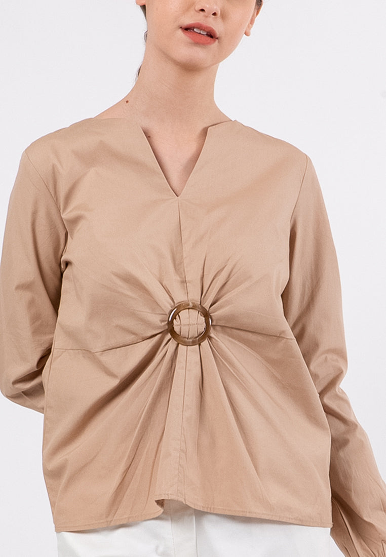 Horn Buckle Blouse