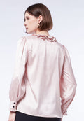 Long Sleeve Blouse with Frills