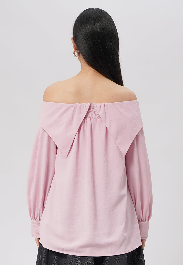 Puff Sleeves Off Shoulder Blouse