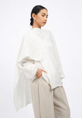 Long Sleeve Drapery Blouse