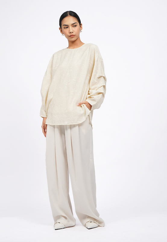 Embroidered Long Sleeve Tunic