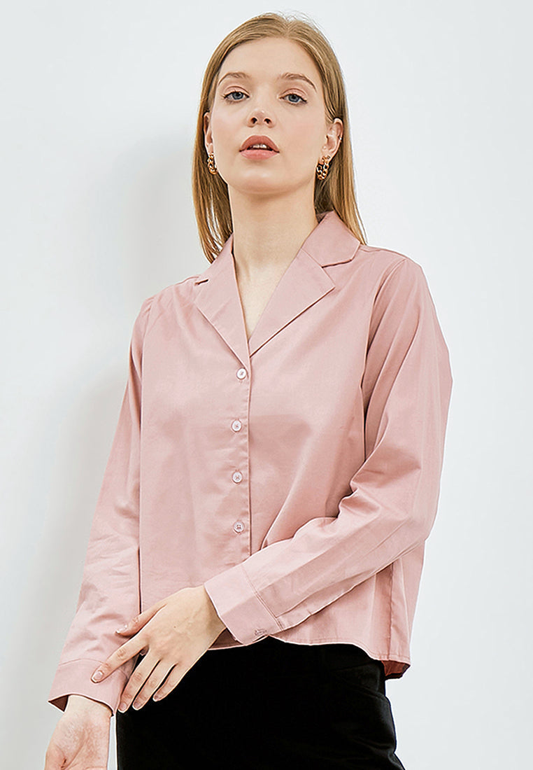 Oversized Long Sleeve Blouse
