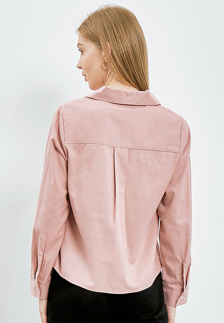Oversized Long Sleeve Blouse