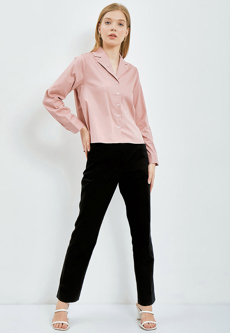 Oversized Long Sleeve Blouse