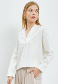 Oversized Long Sleeve Blouse