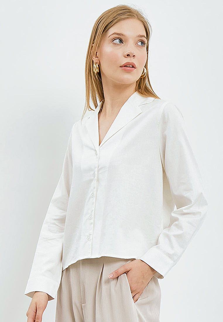 Oversized Long Sleeve Blouse