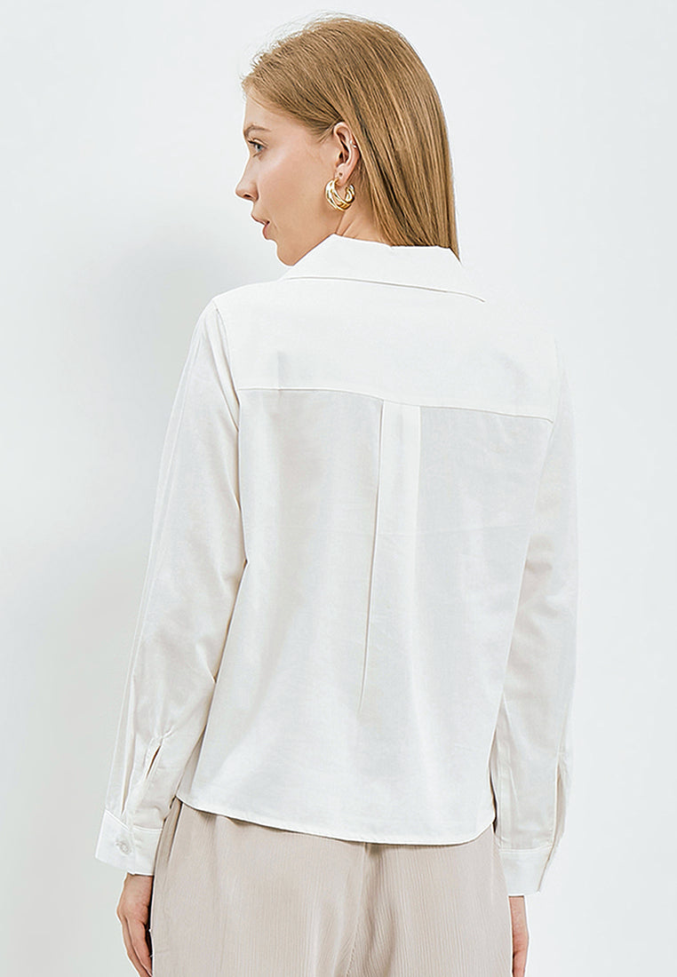 Oversized Long Sleeve Blouse
