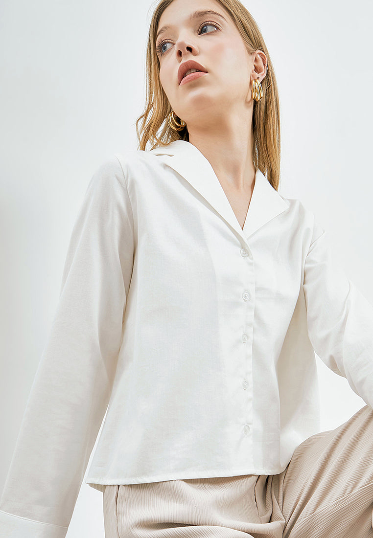 Oversized Long Sleeve Blouse