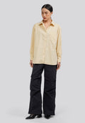 Regular Fit Long Sleeve Blouse Khaki