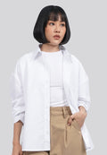 Curved Slit Long Sleeve Shirt