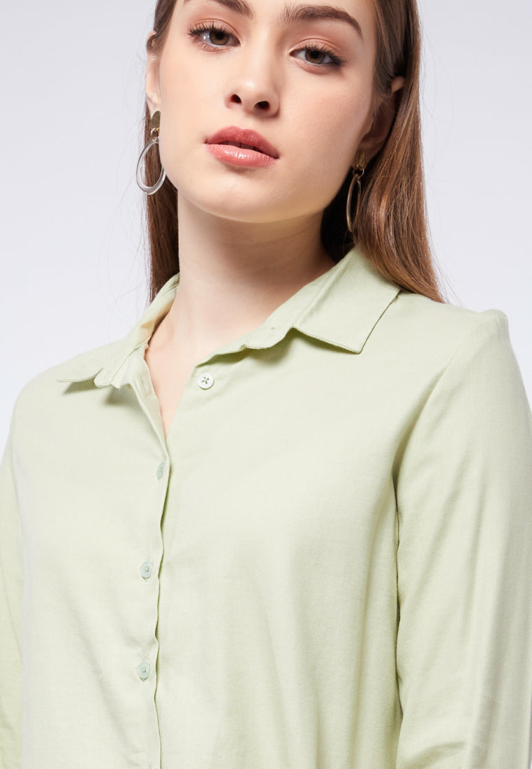 Basic Long Sleeve Blouse