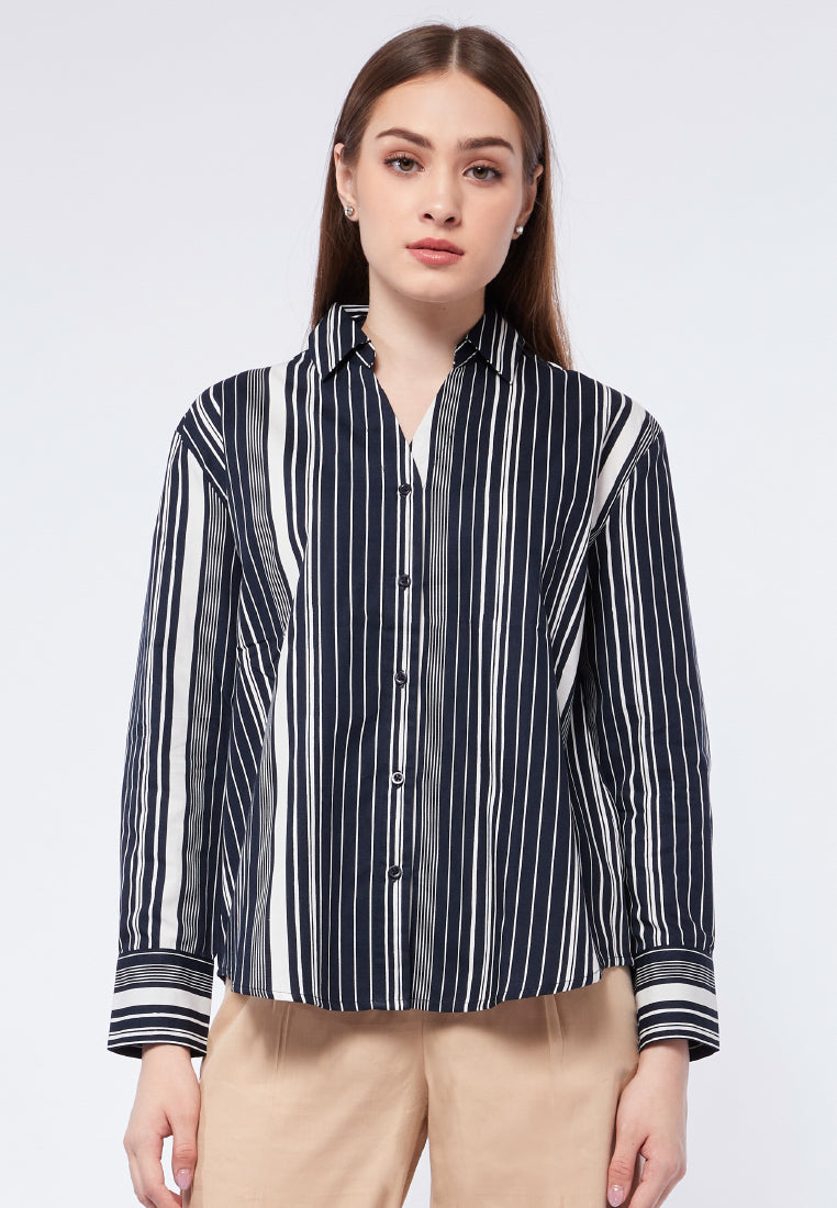 Oversized Stripe Blouse