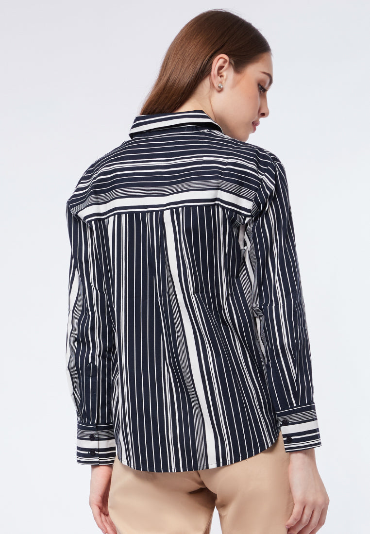 Oversized Stripe Blouse