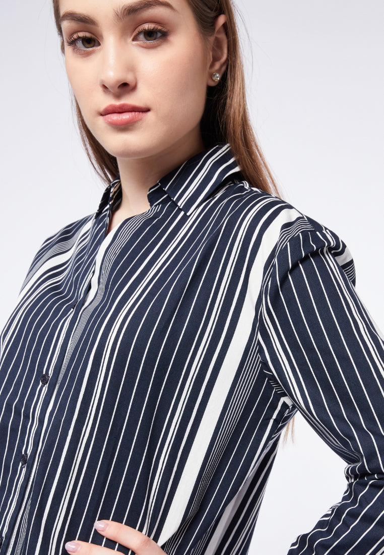 Oversized Stripe Blouse
