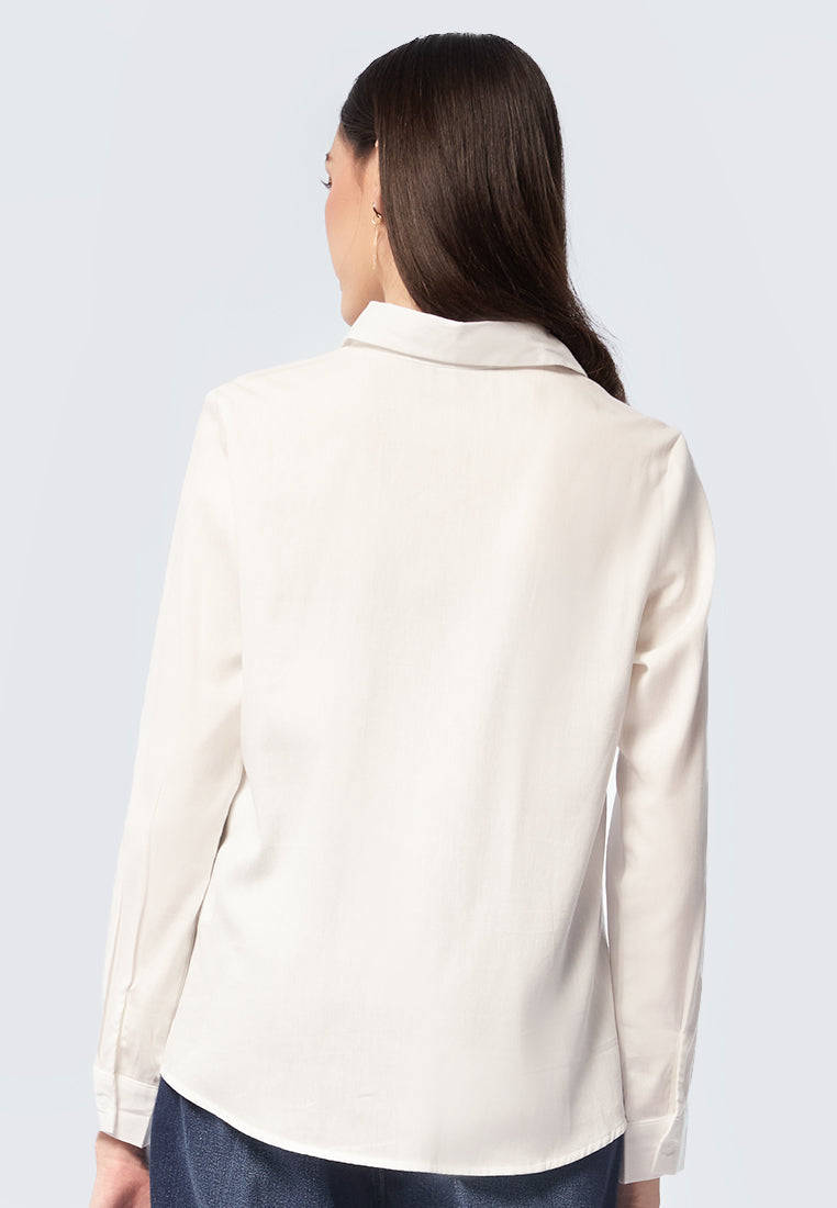 Basic Long Sleeve Blouse