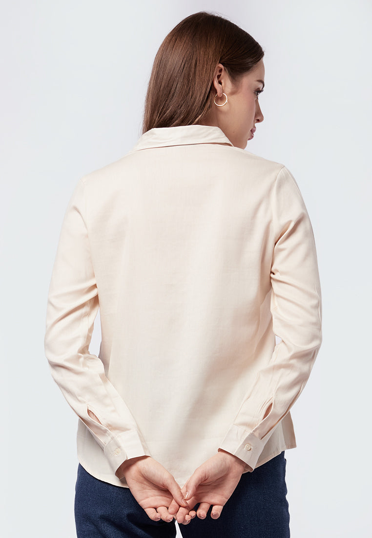 Basic Long Sleeve Rayon Shirt
