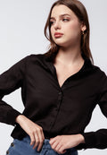 Basic Long Sleeve Rayon Shirt