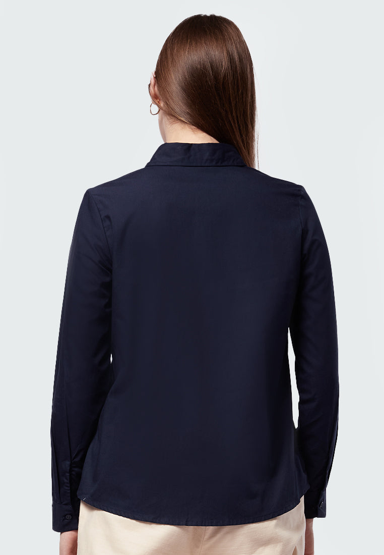 Basic Long Sleeve Cotton Shirt