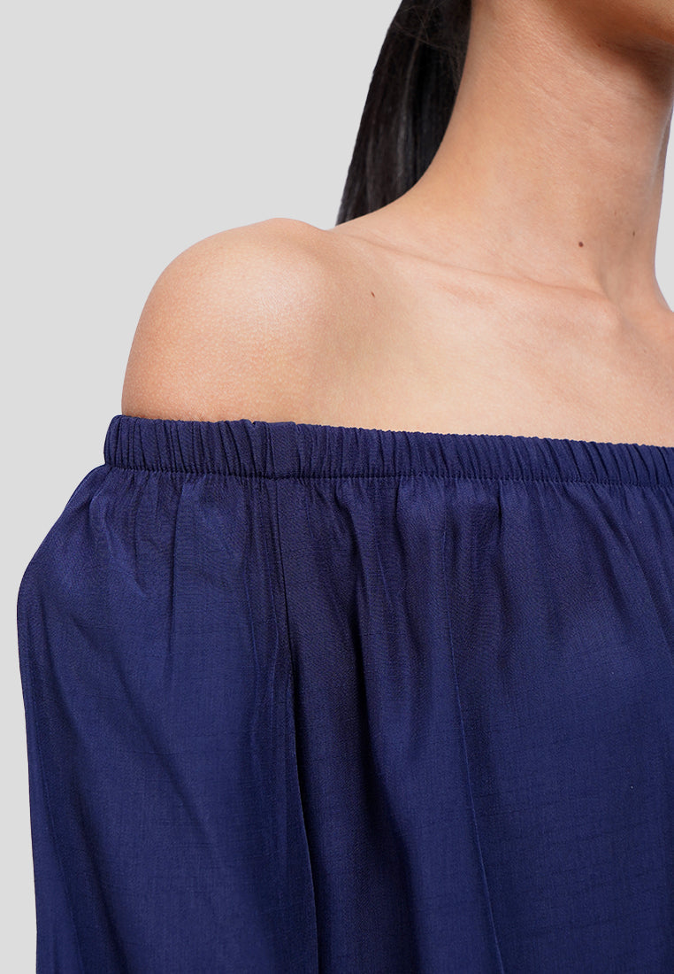 Long Sleeve Off Shoulder Blouse