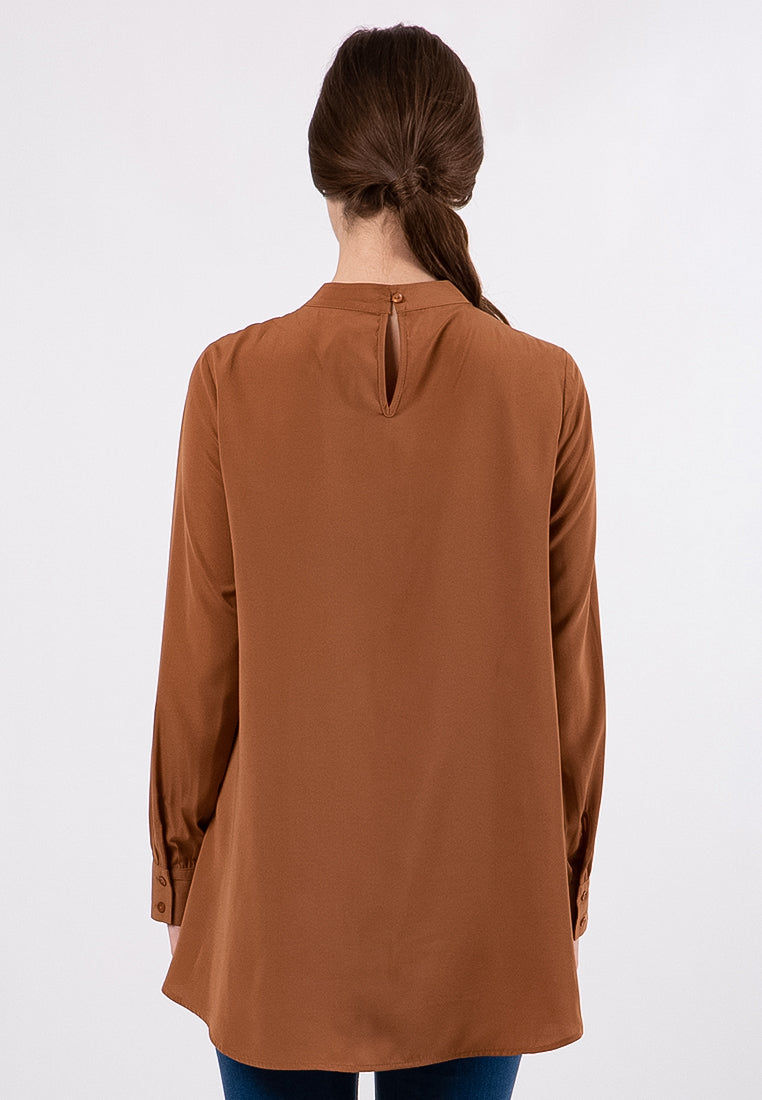 Printed Long Sleeves Blouse