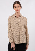 Printed Long Sleeves Blouse