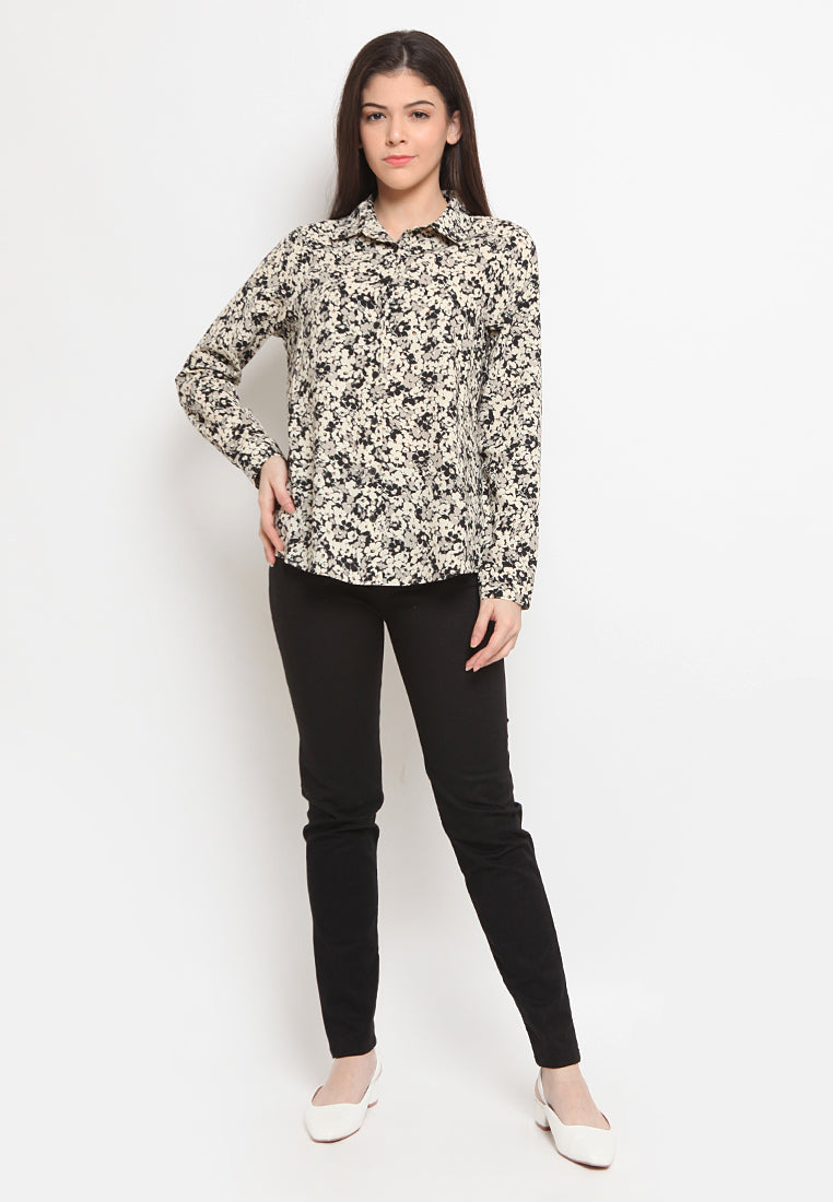 Regular fit printed blouse