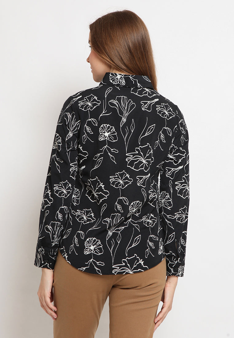 Printed Long Sleeve Shirt