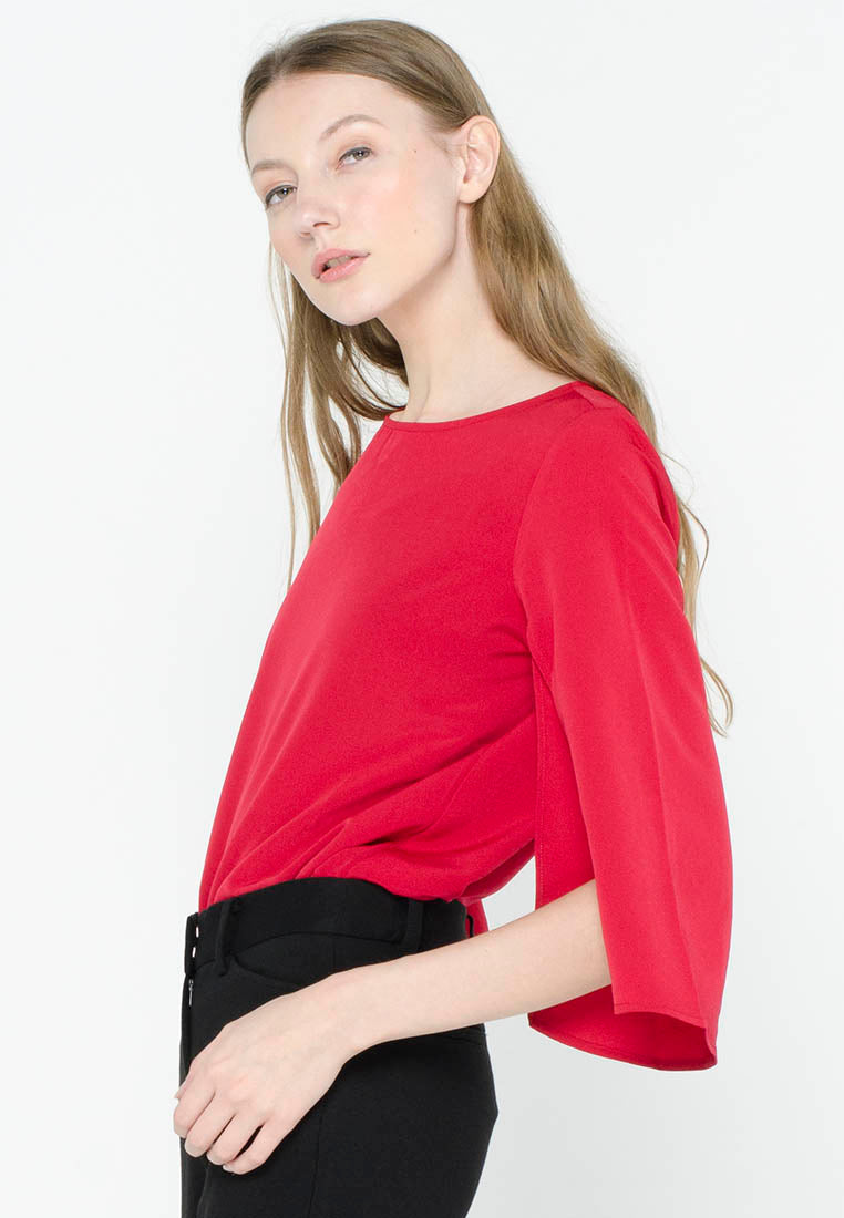 Polyester Long Sleeves Blouse