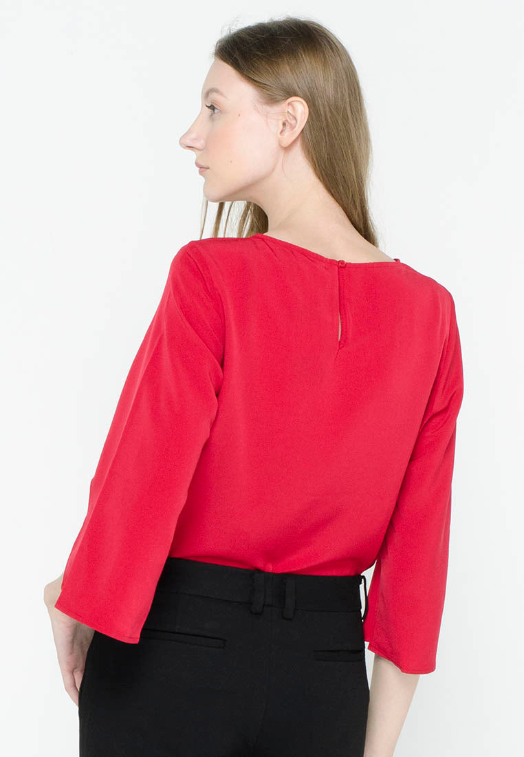 Polyester Long Sleeves Blouse
