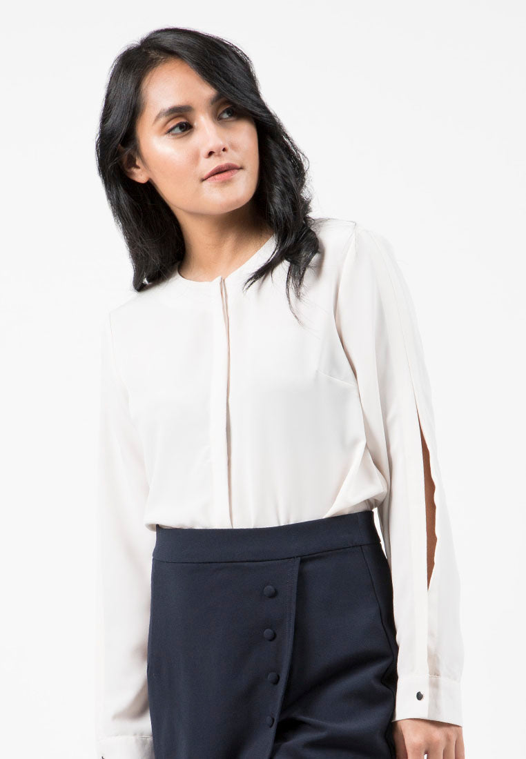 Polyester Long Sleeves Blouse