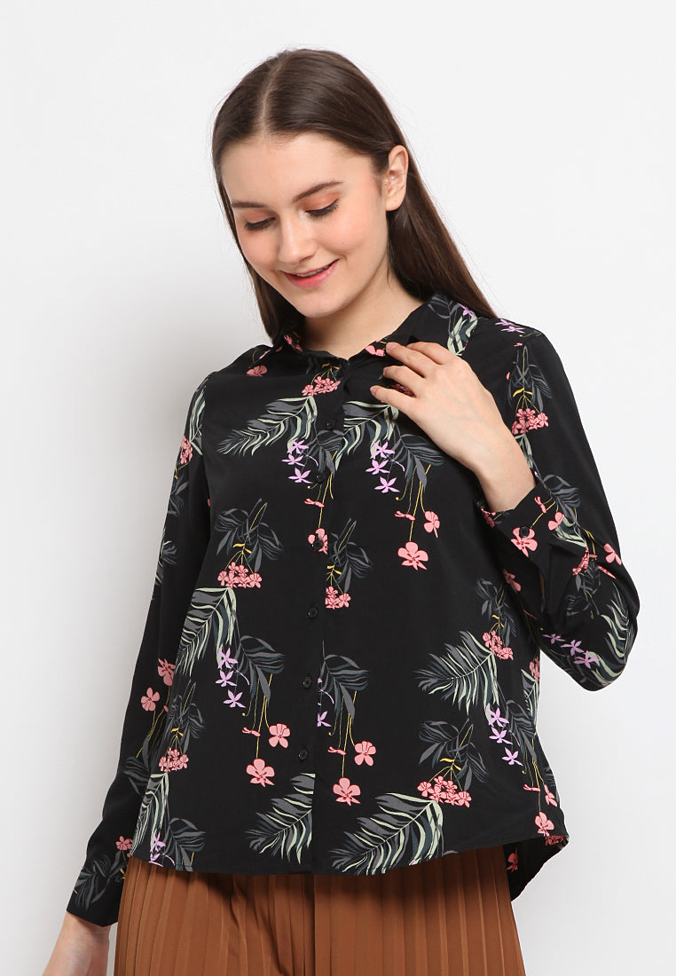 Long sleve printed shirt
