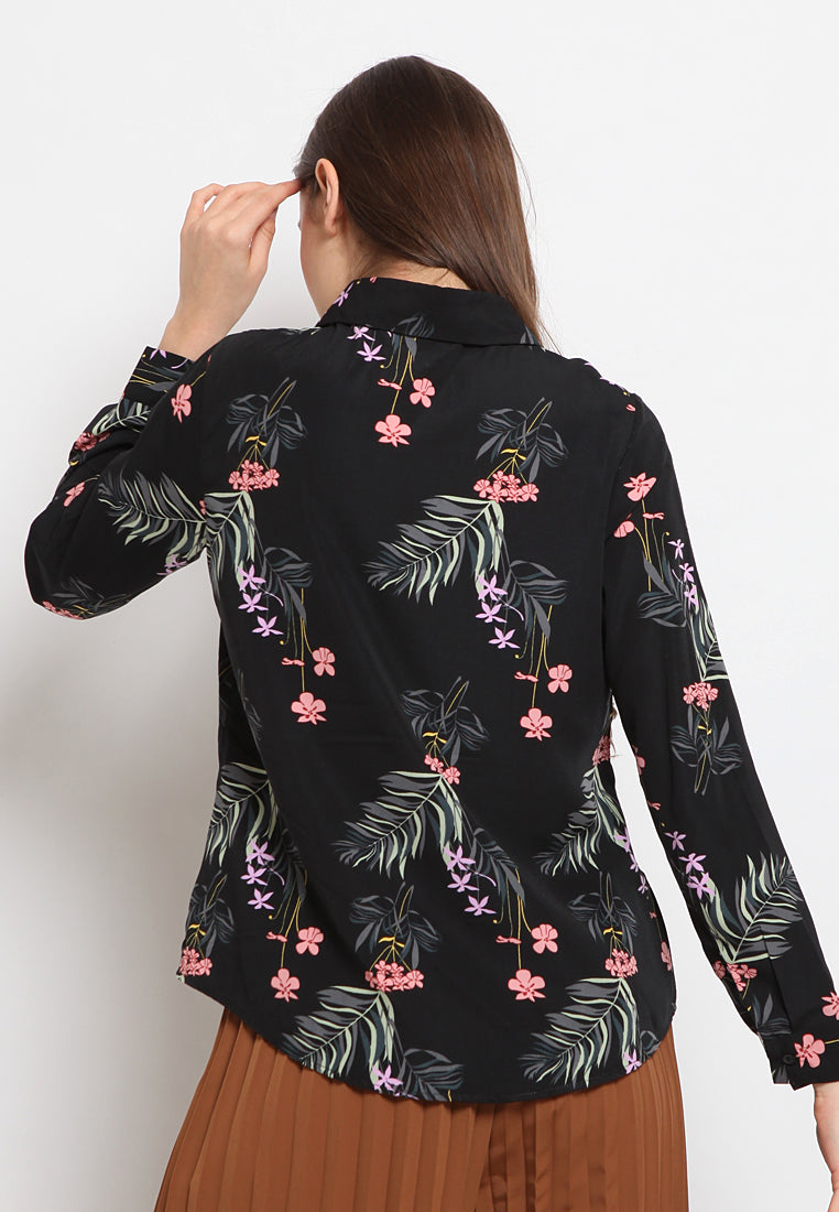 Long sleve printed shirt