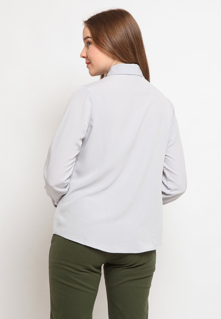 Regular Fit Long Sleeve Blouse