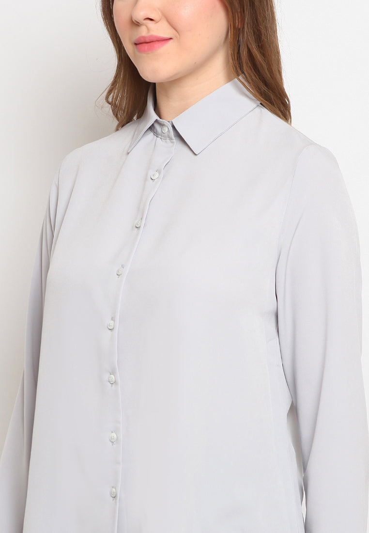 Regular Fit Long Sleeve Blouse