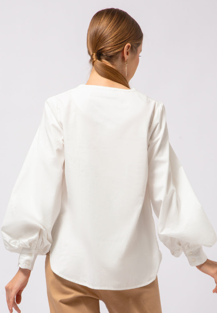 Balloon Long Sleeve Blouse