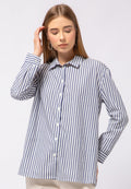 Loose Fit Stripes Blouse
