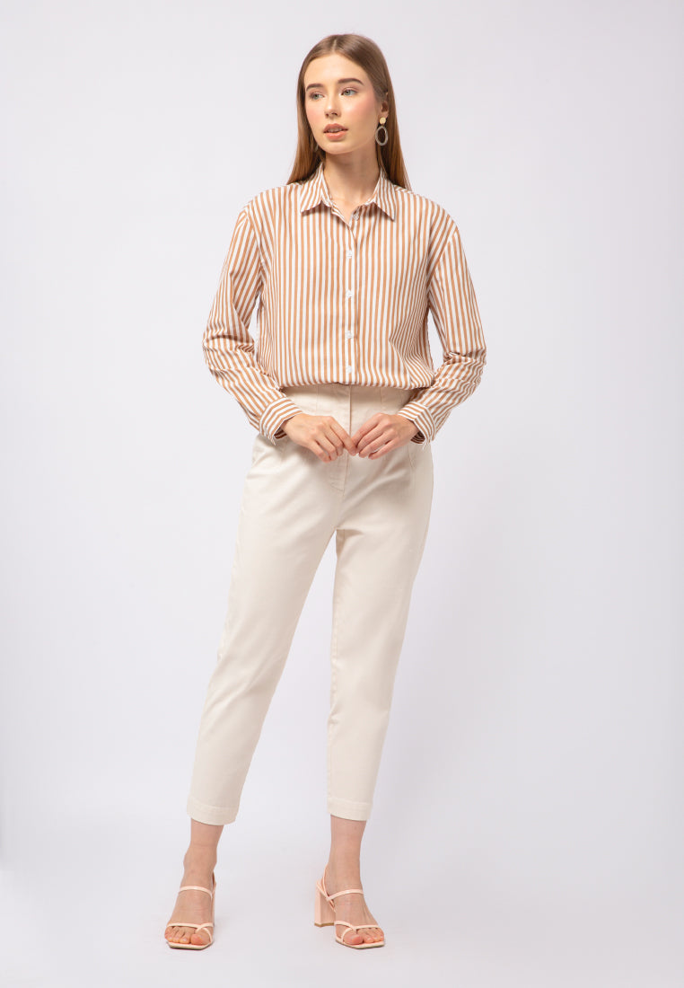 Loose Fit Stripes Blouse