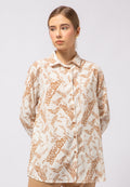 Loose Fit Printed Blouse