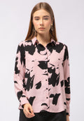 Long Sleeve Printed Blouse