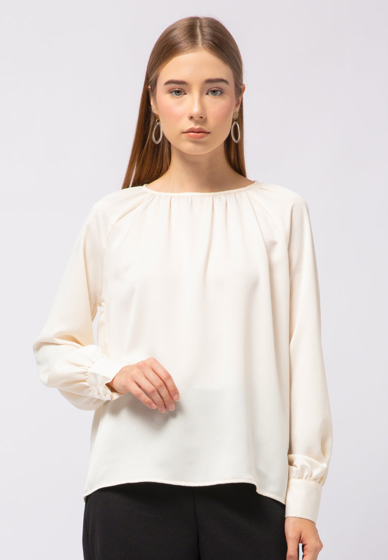 Blouse with Gathered Details
