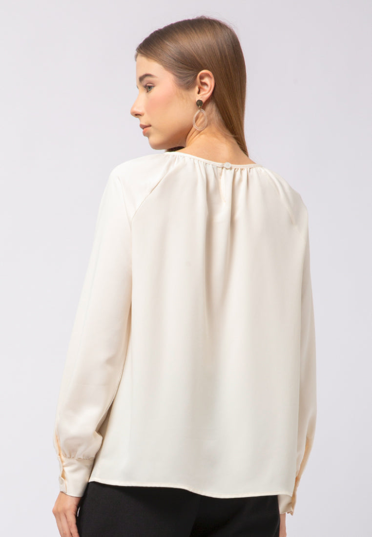Blouse with Gathered Details