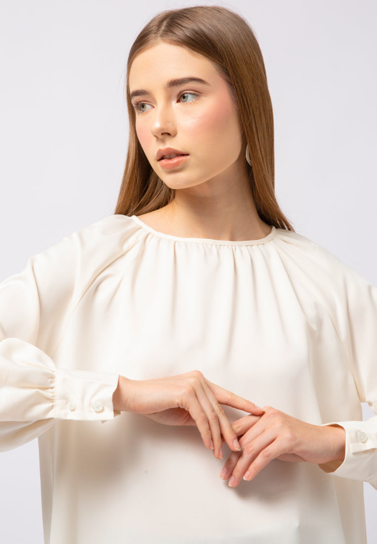 Blouse with Gathered Details