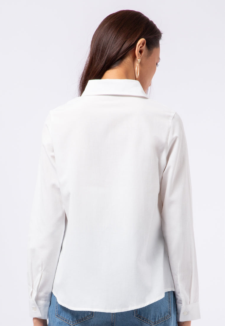 Regular Fit Long Sleeve Blouse