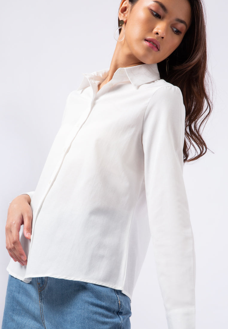 Regular Fit Long Sleeve Blouse