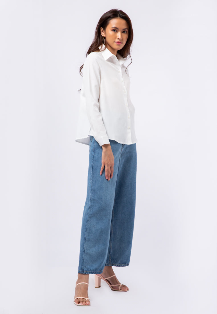 Regular Fit Long Sleeve Blouse
