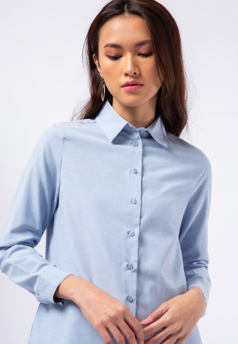 Regular Fit Long Sleeve Blouse