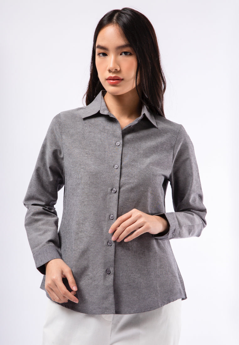 Regular Fit Long Sleeve Blouse